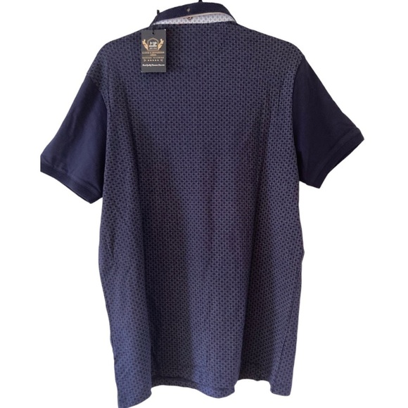 NWT Lloyd & Jefferson Short Sleeve Polo Men’s Shirt - Picture 2 of 8